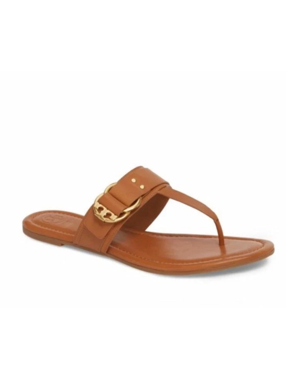 Tory Burch Tan Masden Flats sandals . Size - 9
